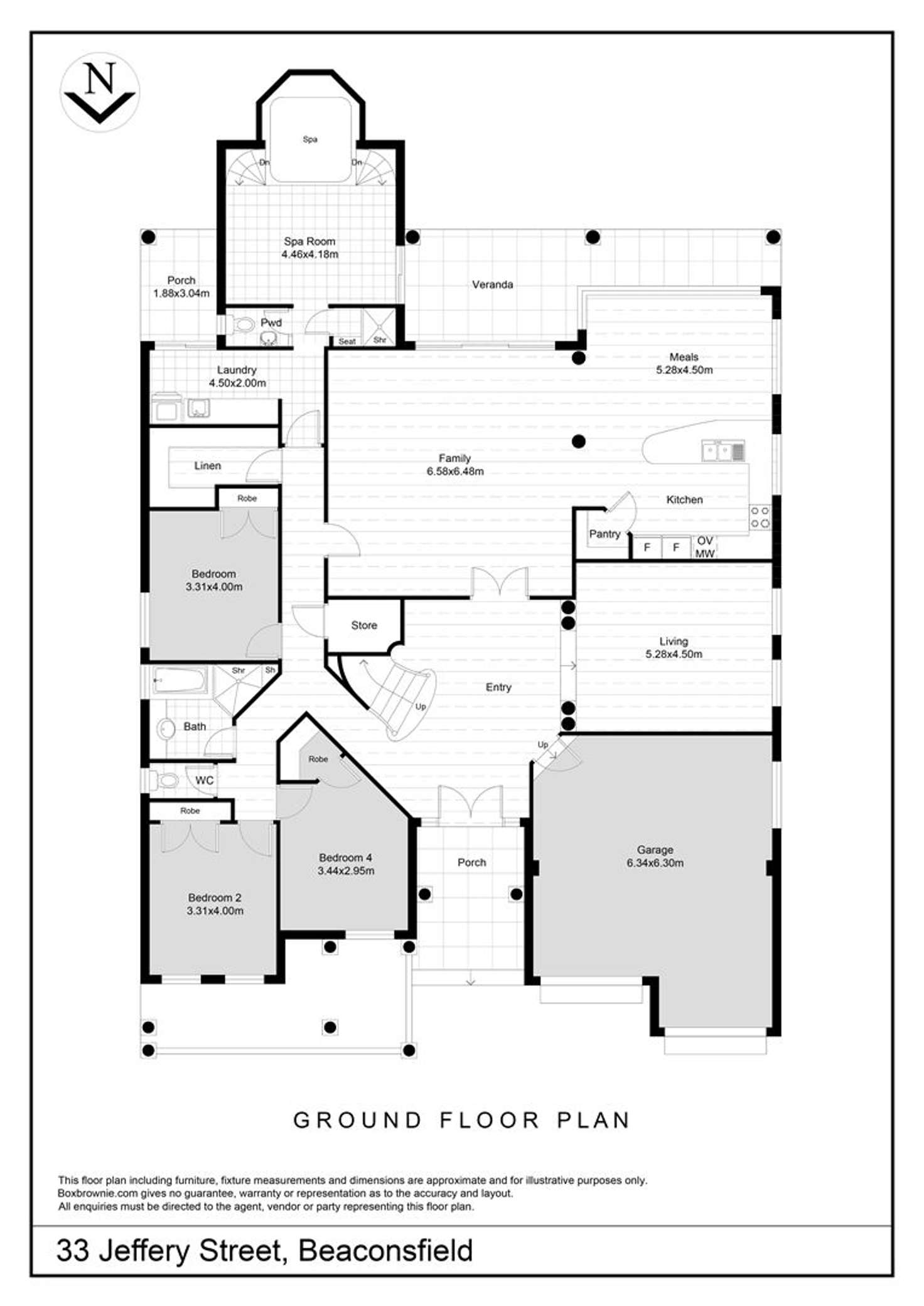 Floorplan of Homely house listing, 33 Jeffery Street, Beaconsfield WA 6162