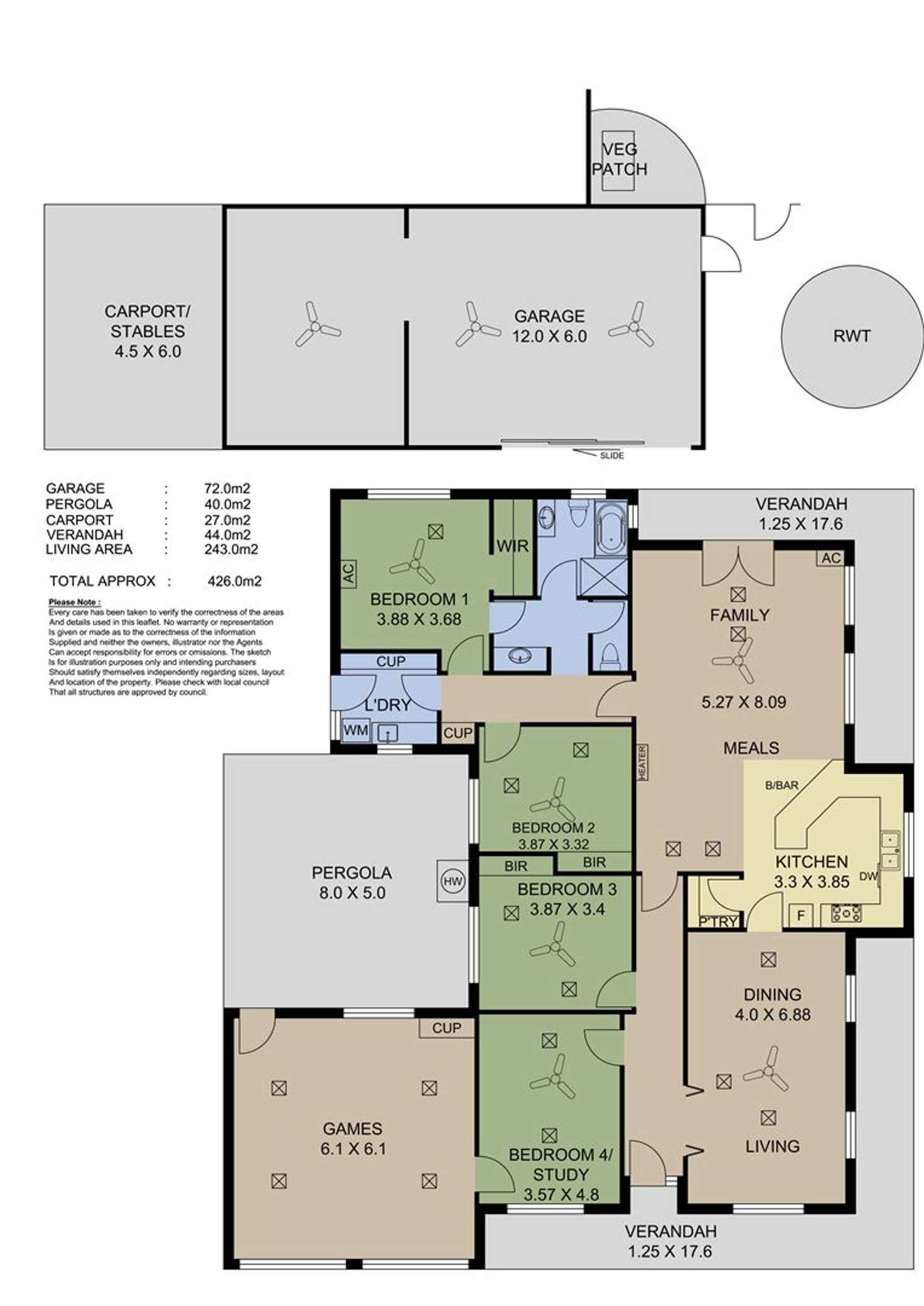 Floorplan of Homely house listing, 180 Mount Torrens Road, Lobethal SA 5241