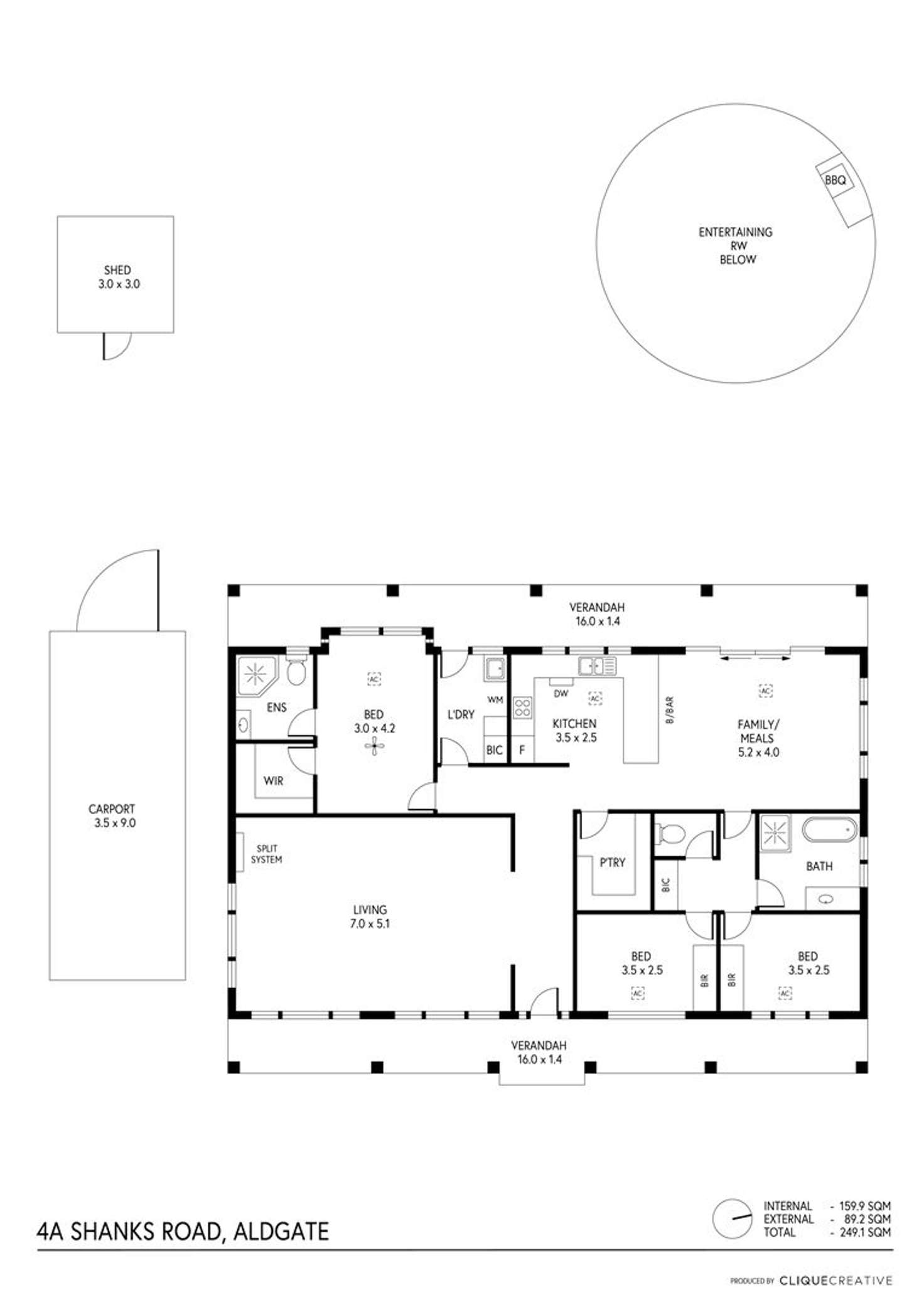 Floorplan of Homely house listing, 4A Shanks Road, Aldgate SA 5154