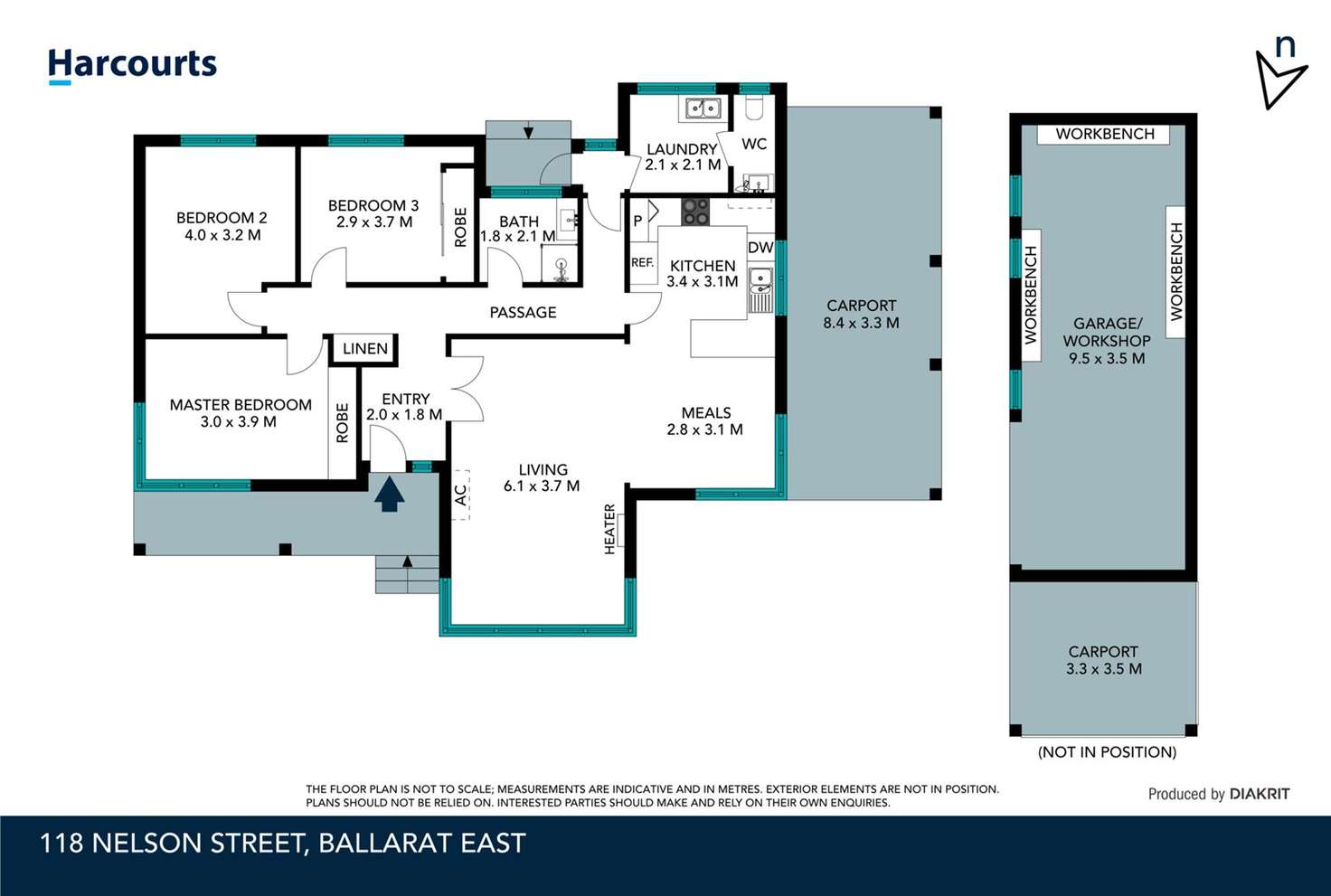 Floorplan of Homely house listing, 118 Nelson Street, Ballarat East VIC 3350