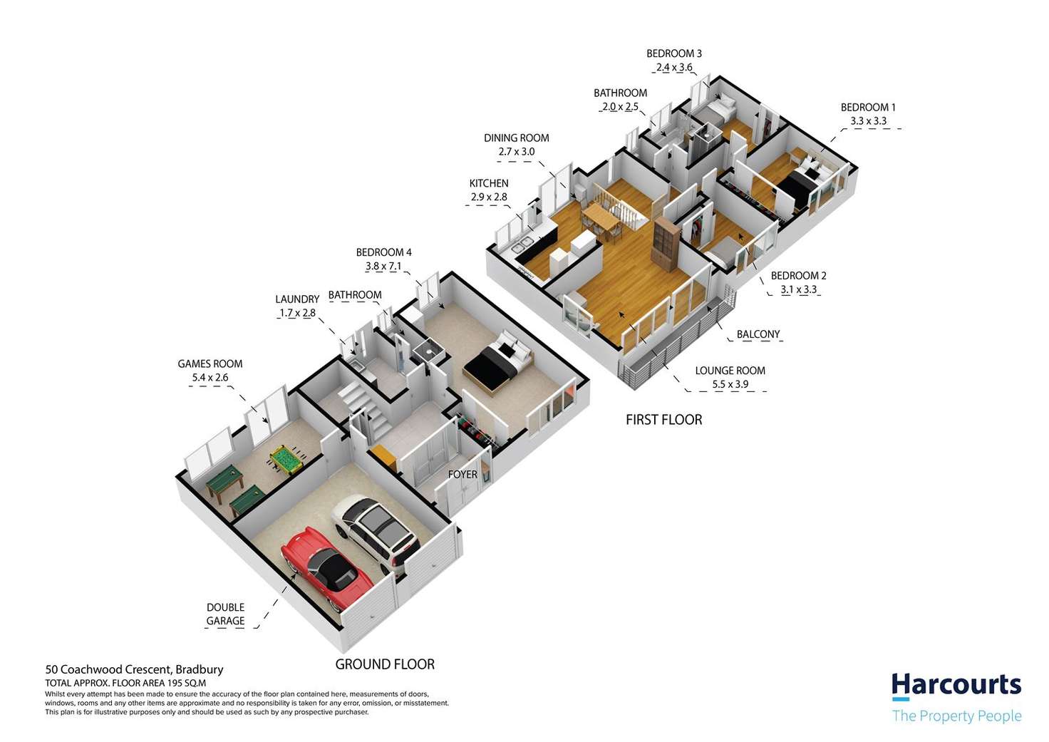Floorplan of Homely house listing, 50 Coachwood Crescent, Bradbury NSW 2560