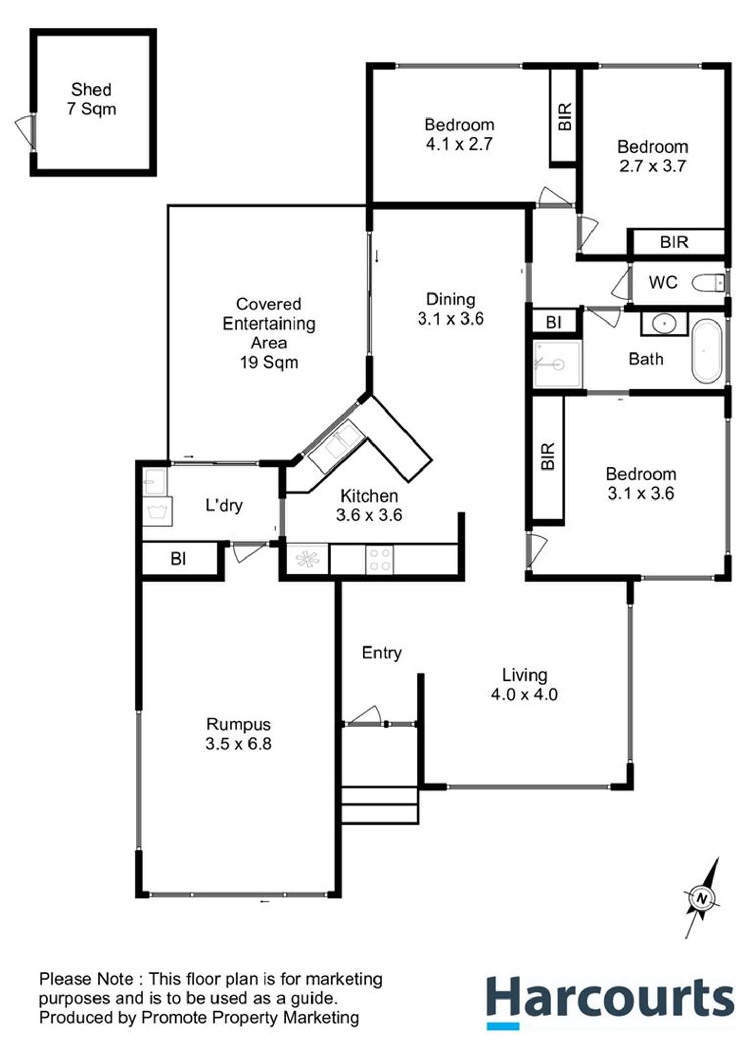 Floorplan of Homely house listing, 36 Peppe Drive, Sorell TAS 7172