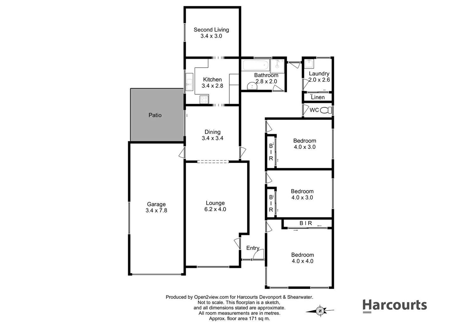 Floorplan of Homely house listing, 2 Dahlia Court, Devonport TAS 7310