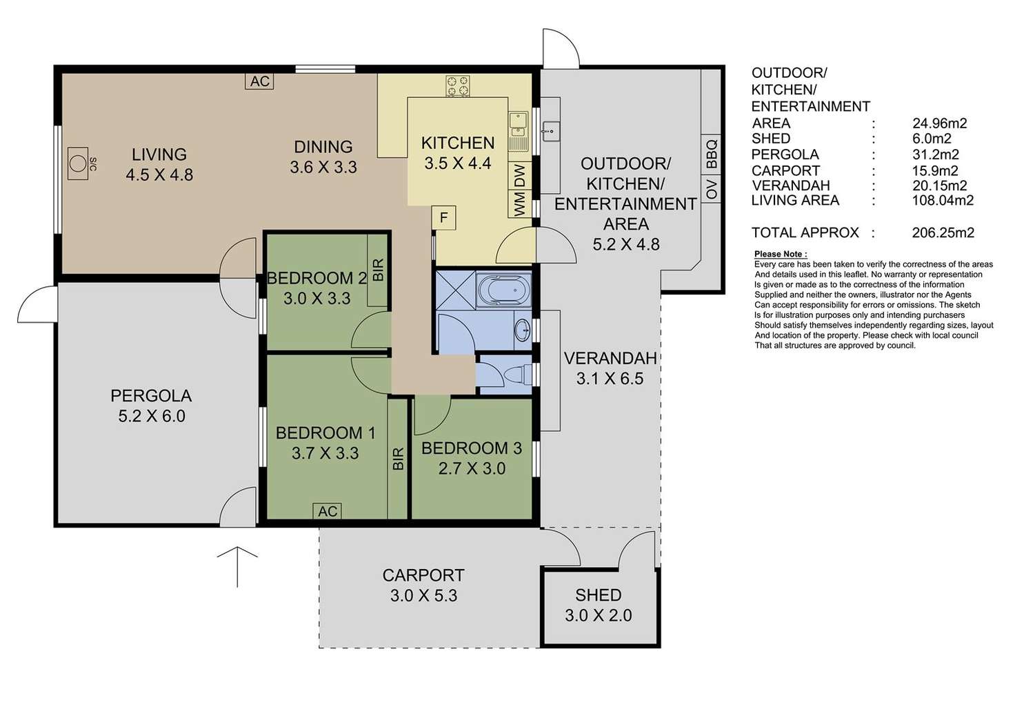 Floorplan of Homely house listing, 2/33 Baker Street, Littlehampton SA 5250