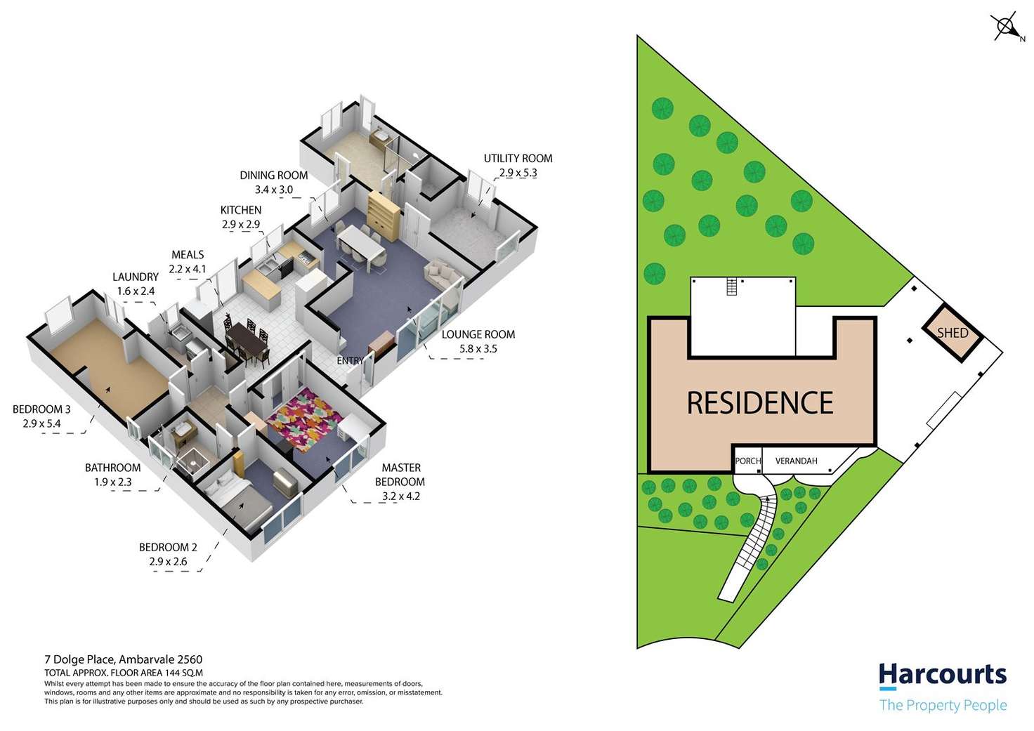 Floorplan of Homely house listing, 7 Dolge Place, Ambarvale NSW 2560