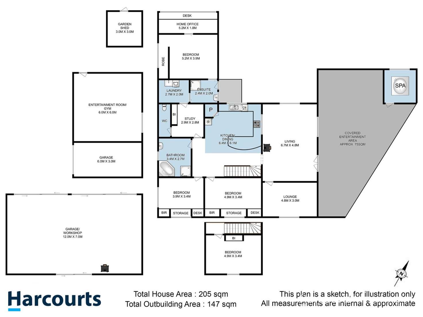 Floorplan of Homely acreageSemiRural listing, 510 Snug Tiers Road, Snug TAS 7054