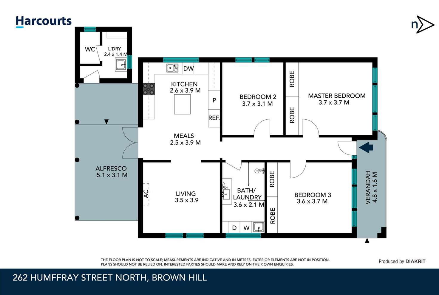 Floorplan of Homely house listing, 262 Humffray Street North, Brown Hill VIC 3350