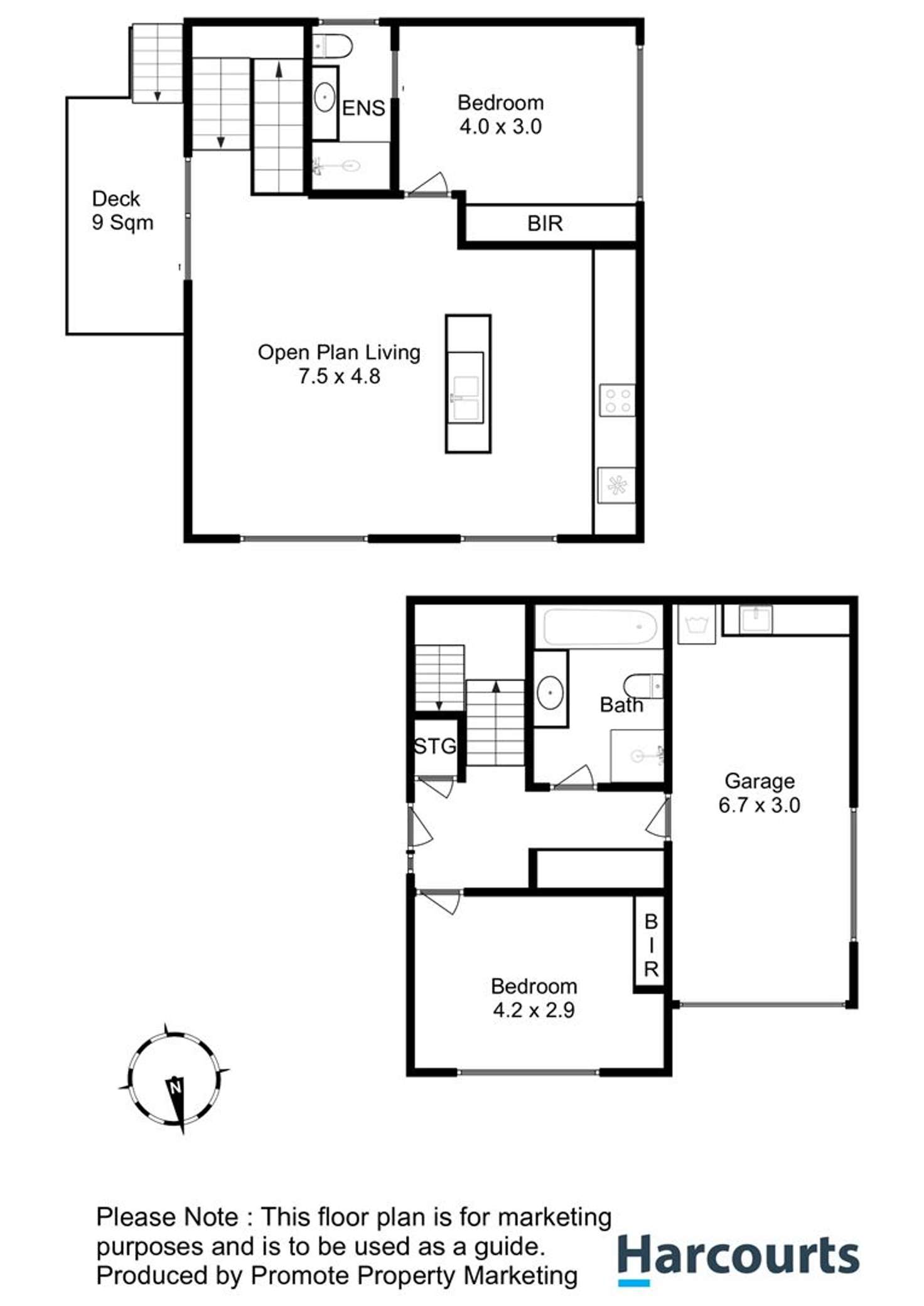 Floorplan of Homely unit listing, 4/69 Auburn Road, Kingston Beach TAS 7050