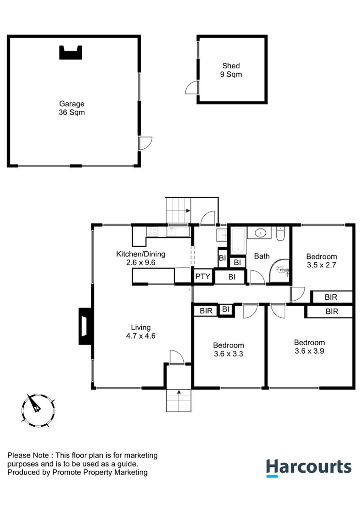 Floorplan of Homely house listing, 50 Currajong Street, Mornington TAS 7018