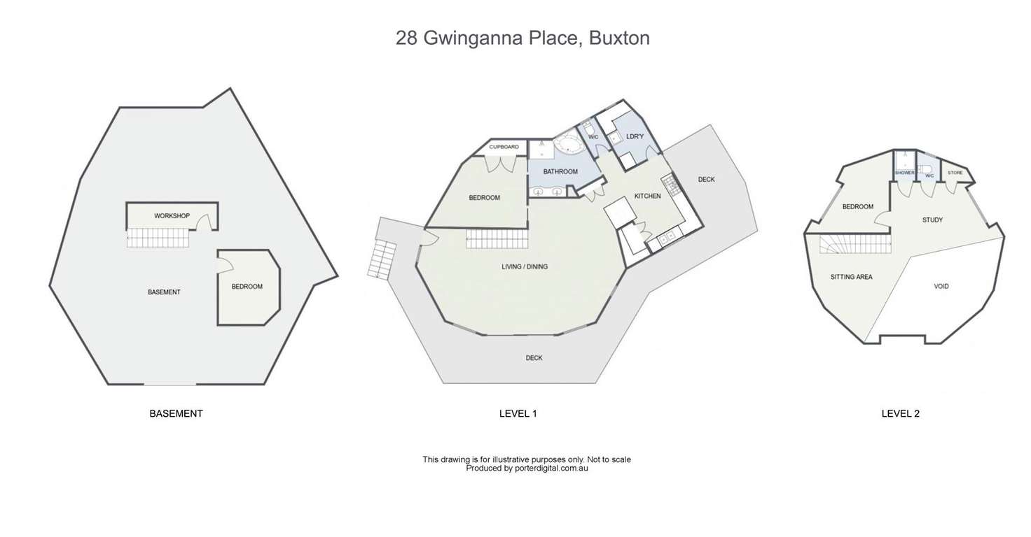 Floorplan of Homely ruralOther listing, 28 Gwinganna Place, Buxton VIC 3711