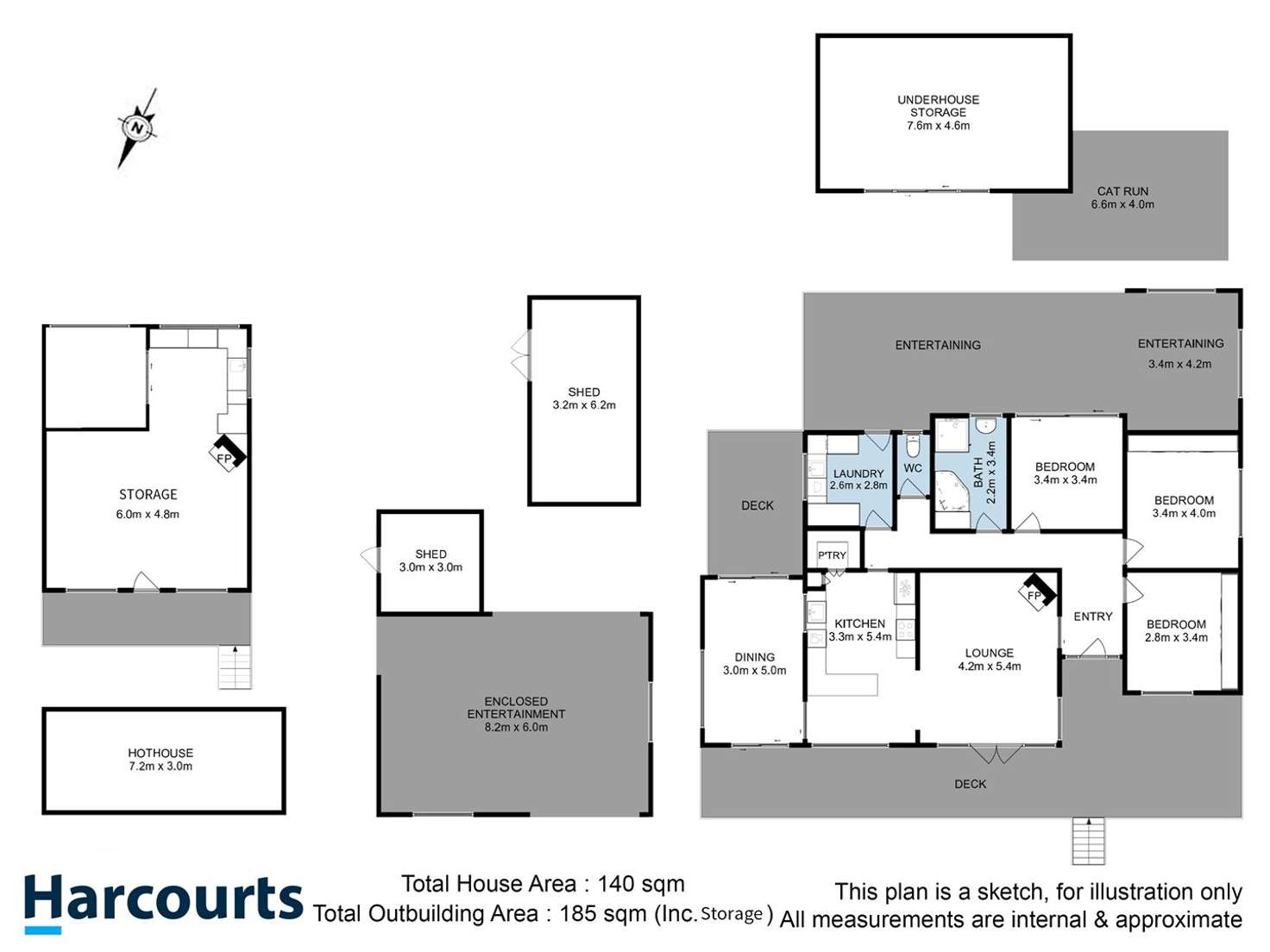 Floorplan of Homely house listing, 279 Van Morey Road, Margate TAS 7054