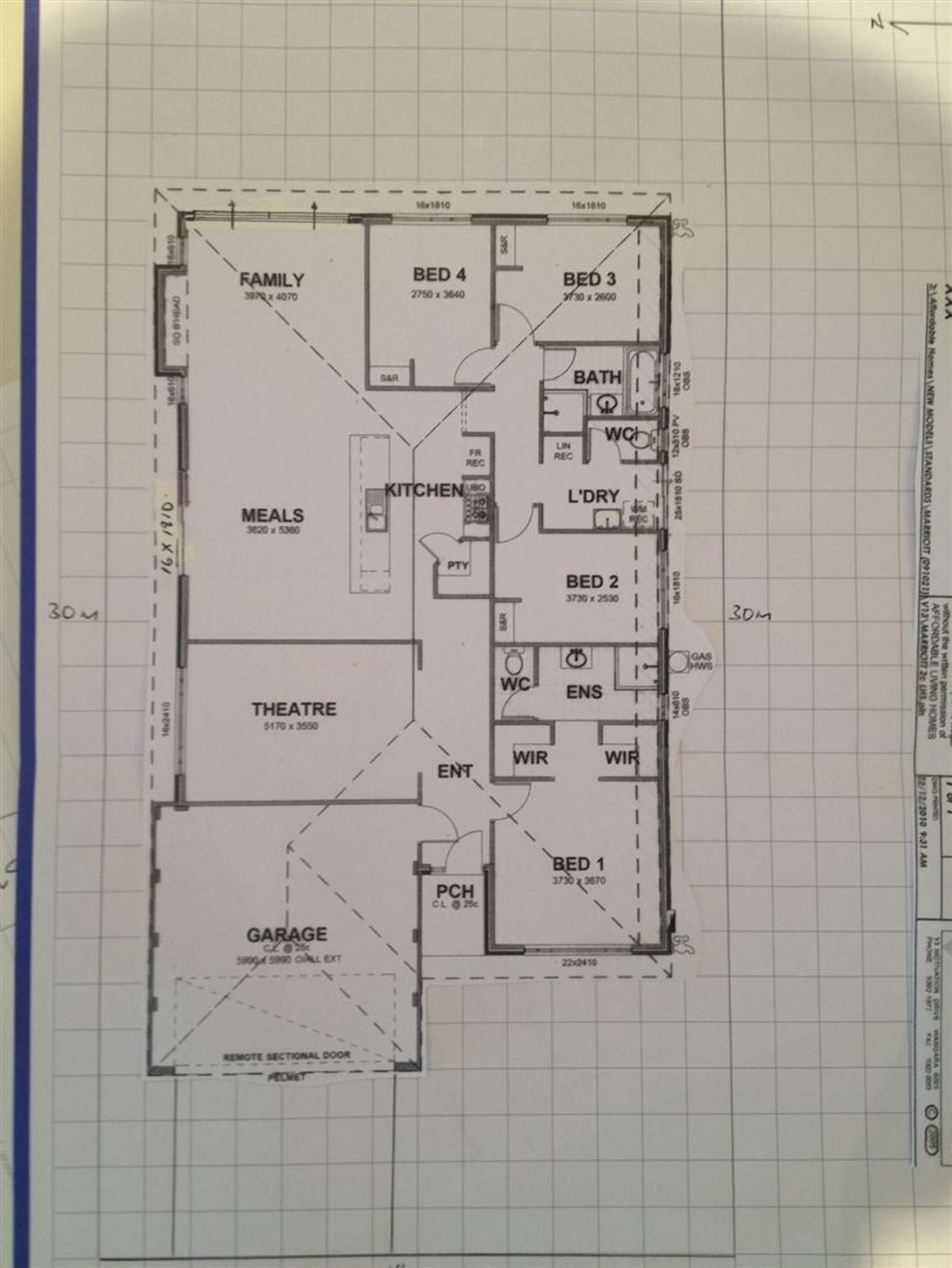 Floorplan of Homely house listing, 63 Willow Brook View, Meadow Springs WA 6210