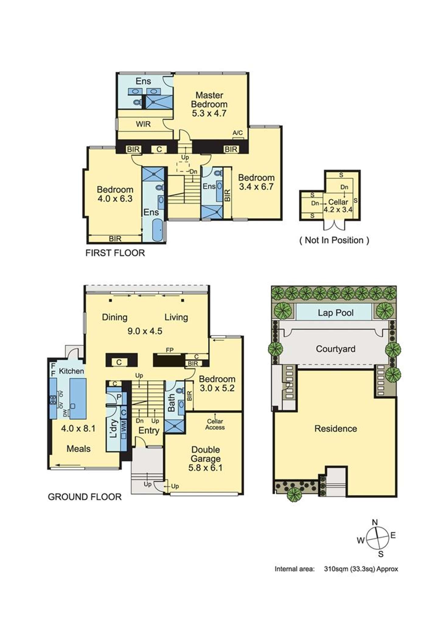Floorplan of Homely house listing, 15C Evans Court, Toorak VIC 3142