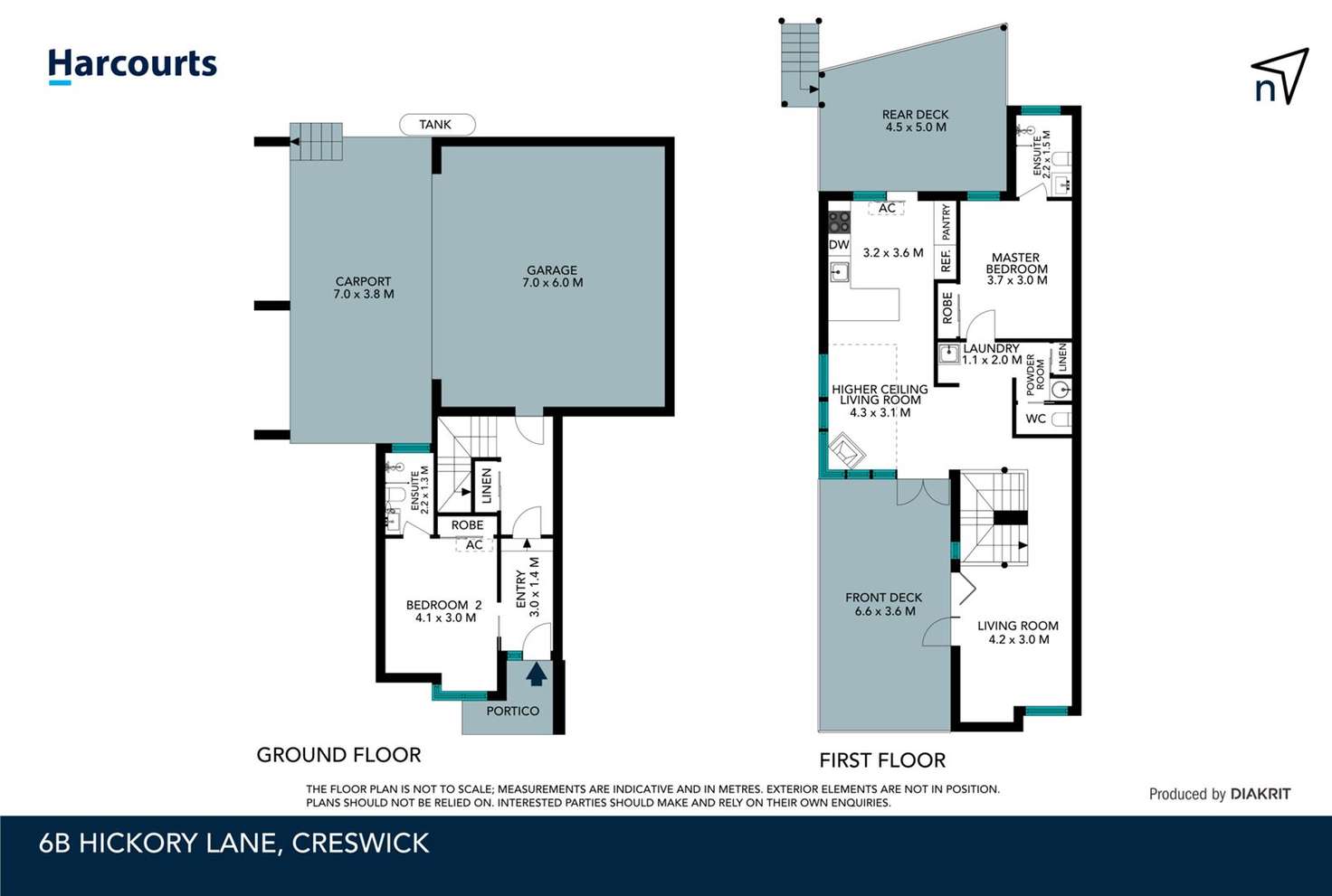 Floorplan of Homely house listing, 6b Hickory Lane, Creswick VIC 3363