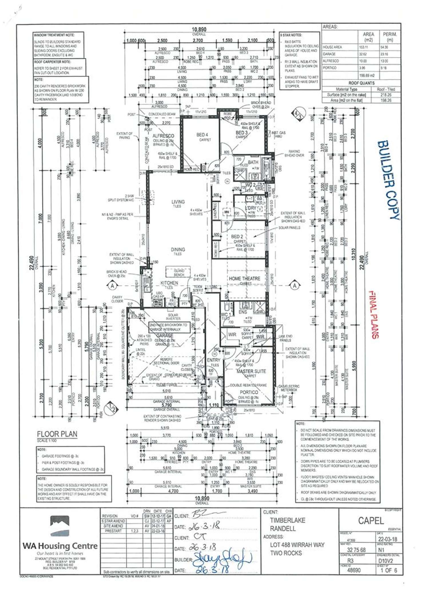 Floorplan of Homely house listing, 3 Wirrah Way, Two Rocks WA 6037