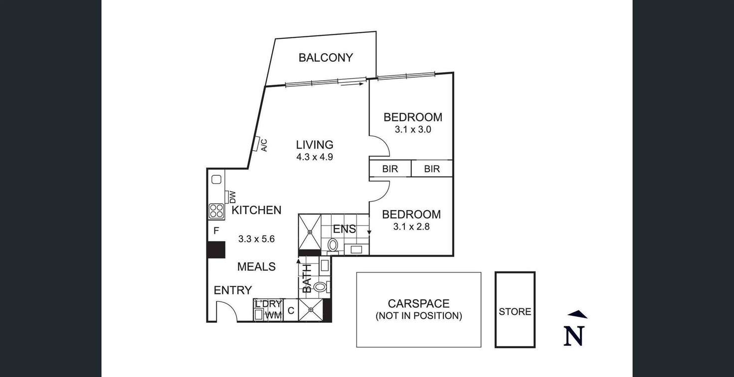 Floorplan of Homely apartment listing, 103/546 Elgar Road, Box Hill North VIC 3129