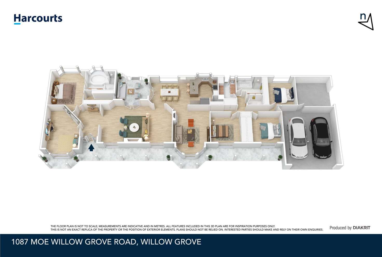 Floorplan of Homely acreageSemiRural listing, 1087 Moe Willow Grove Road, Willow Grove VIC 3825