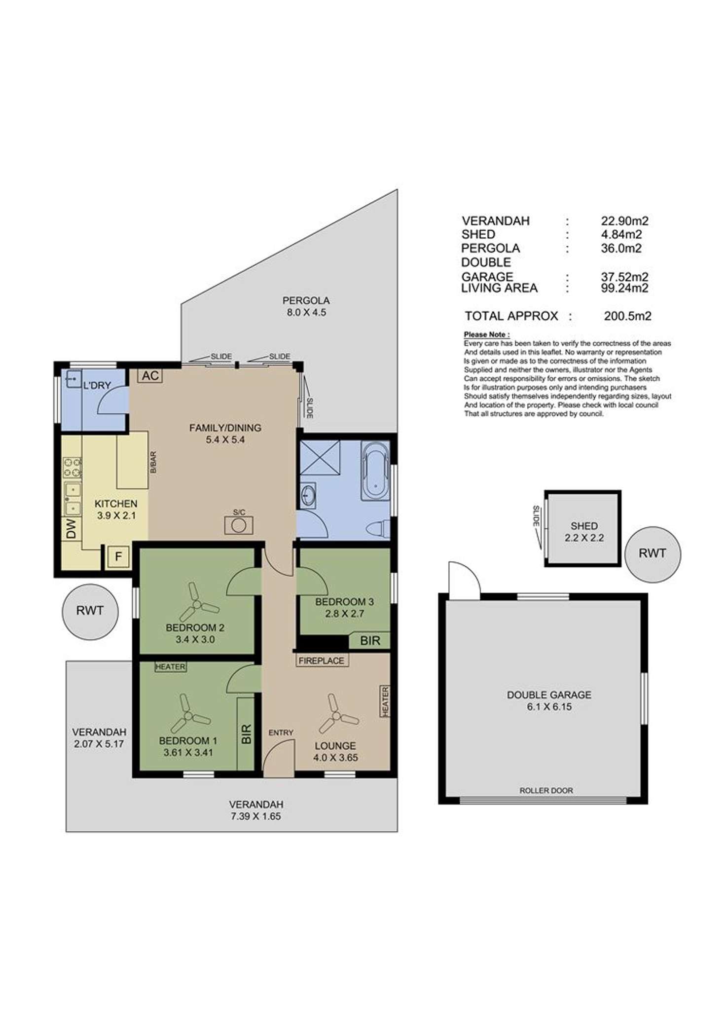 Floorplan of Homely house listing, 91 Wellington Road, Mount Barker SA 5251