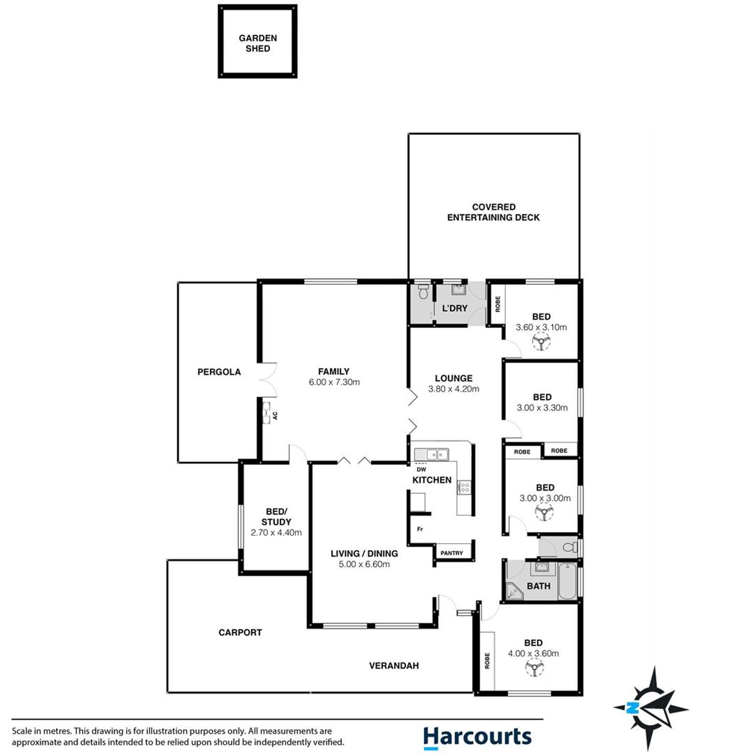 Floorplan of Homely house listing, 10 Foster Place, Goolwa SA 5214