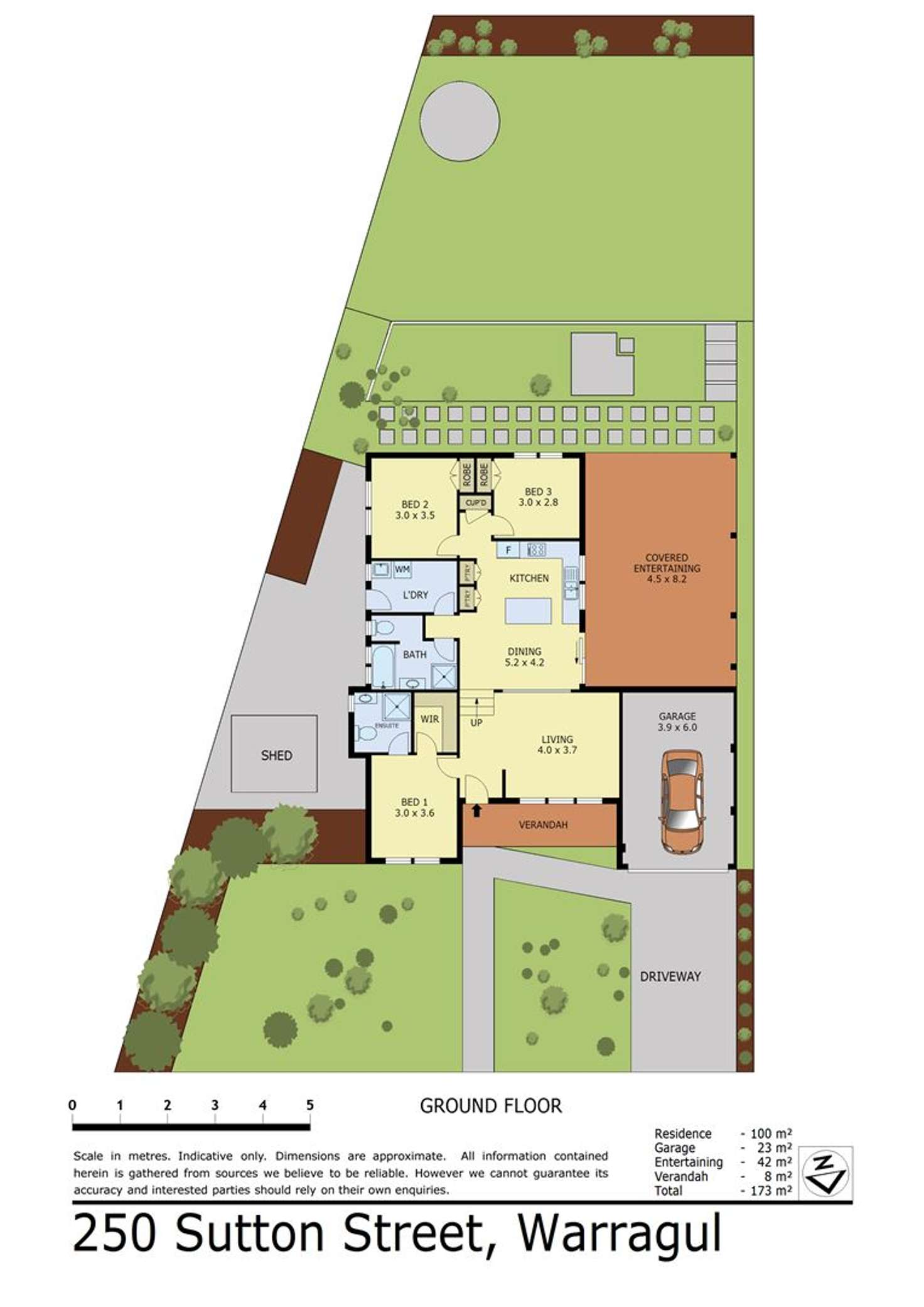 Floorplan of Homely house listing, 250 Sutton Street, Warragul VIC 3820