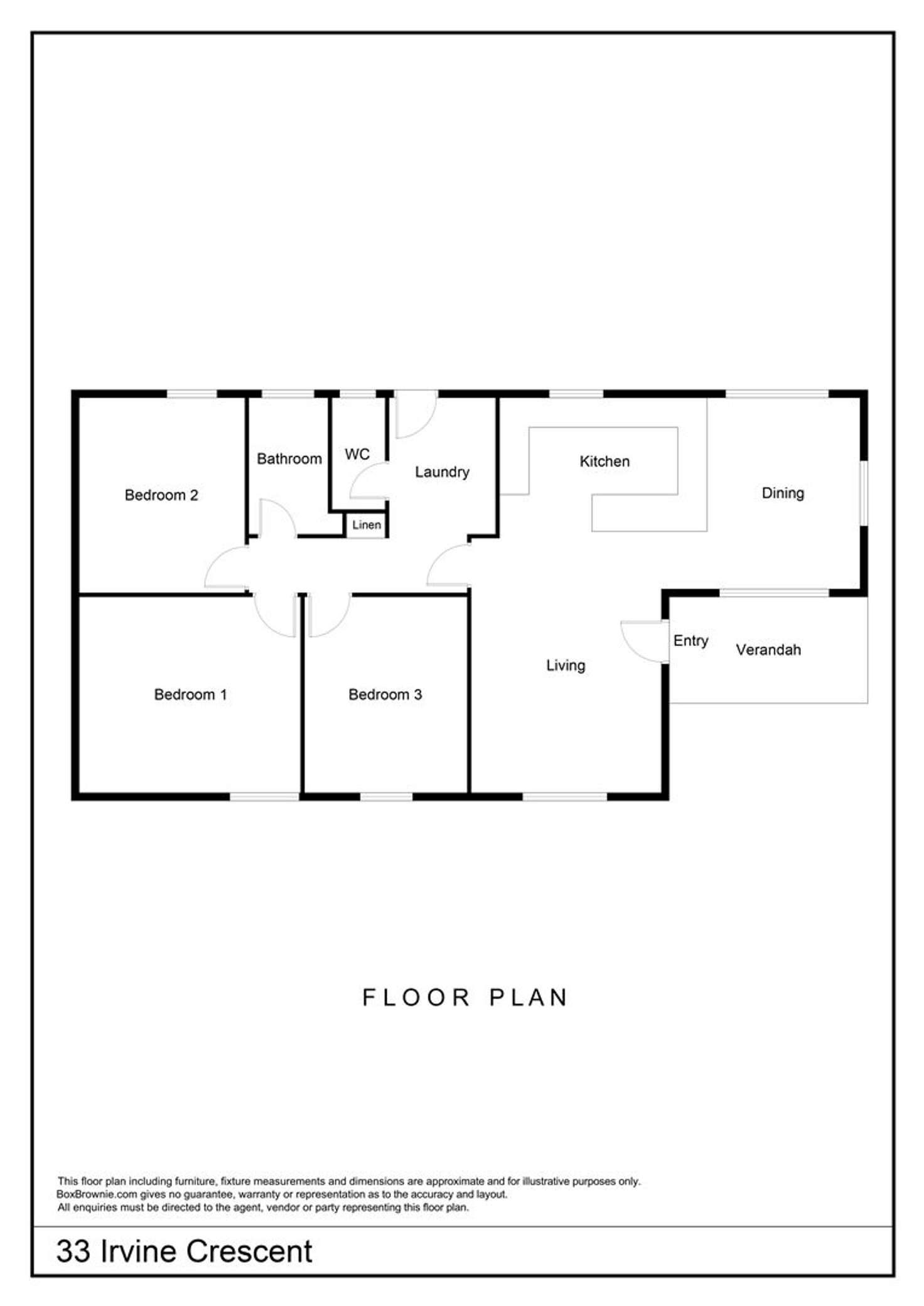 Floorplan of Homely house listing, 33 Irvine Crescent, Araluen NT 870
