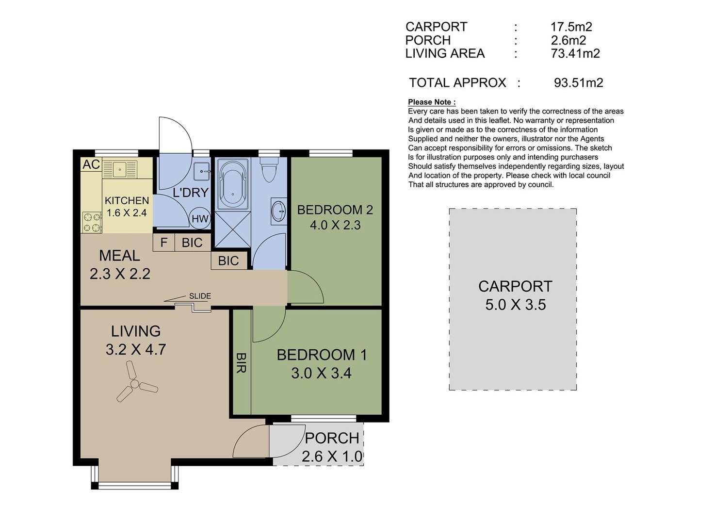 Floorplan of Homely unit listing, 4/9 Ozone Street, Alberton SA 5014