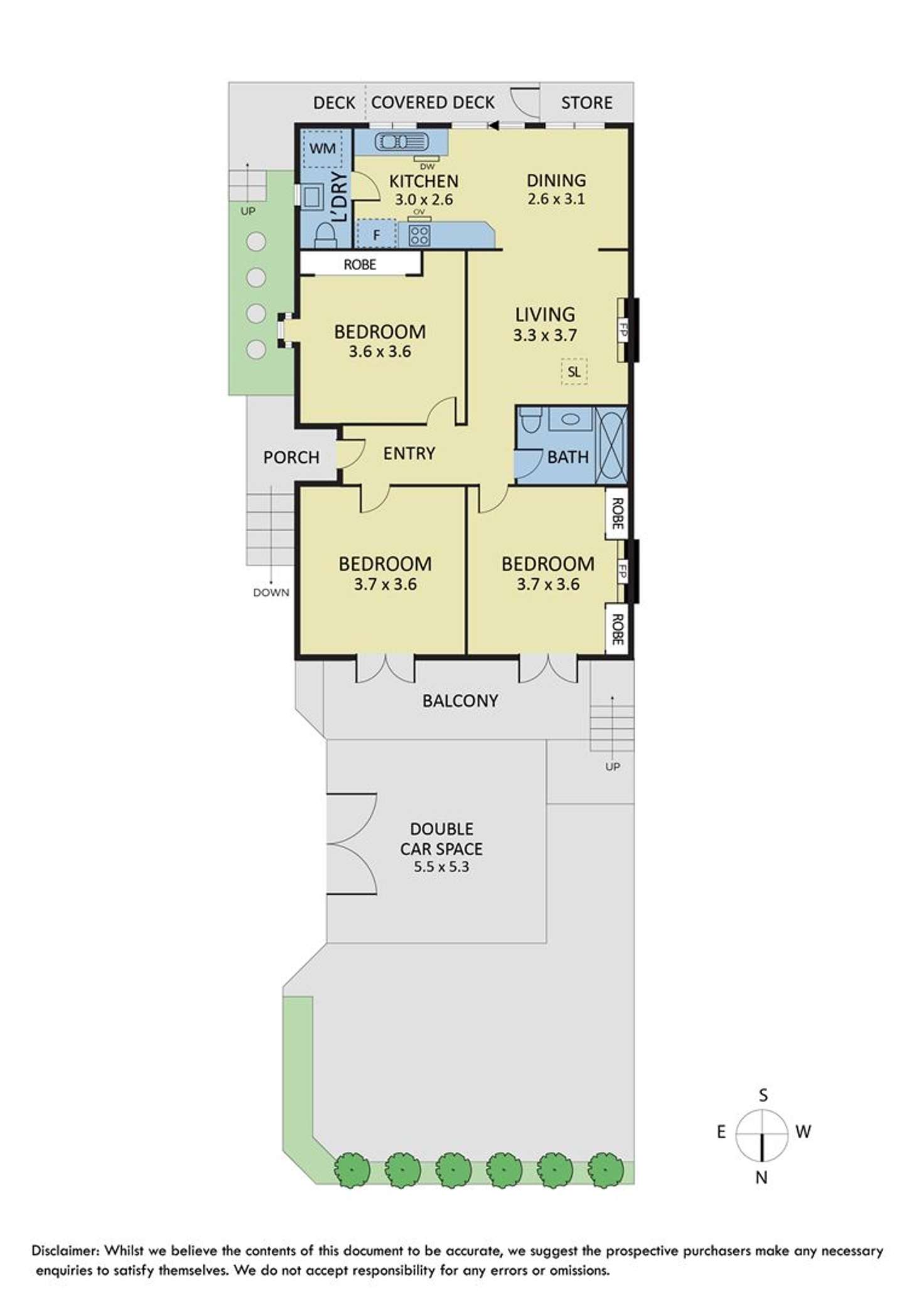 Floorplan of Homely unit listing, 1/95 Severn Street, Box Hill North VIC 3129