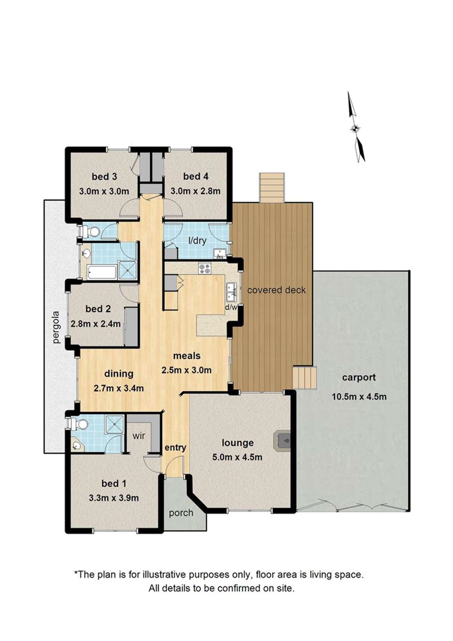 Floorplan of Homely house listing, 58 Nettle Drive, Hallam VIC 3803