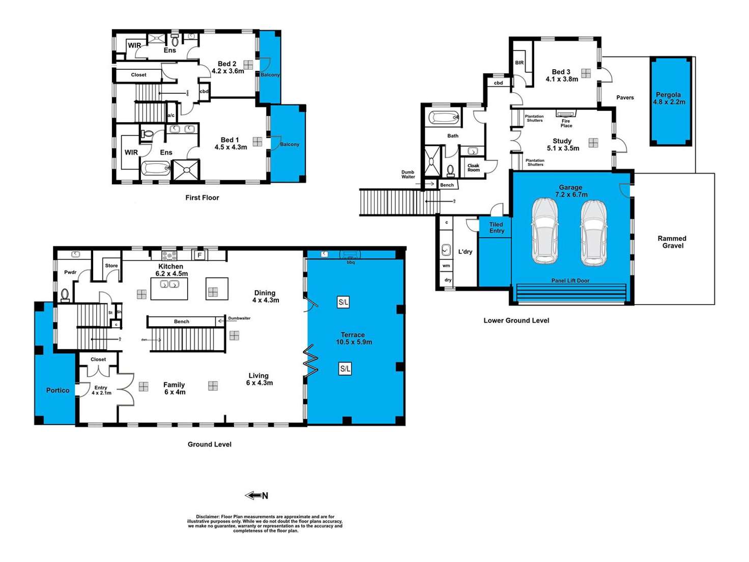 Floorplan of Homely house listing, 1 Waterhouse Court, Craigburn Farm SA 5051
