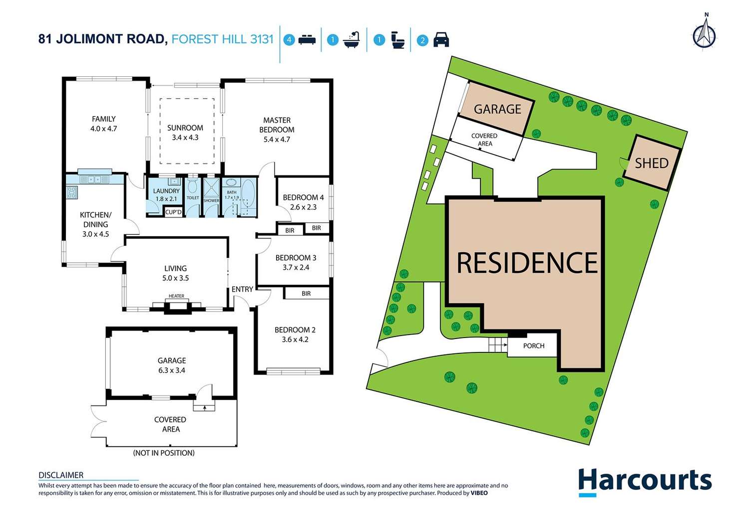 Floorplan of Homely house listing, 81 Jolimont Road, Forest Hill VIC 3131