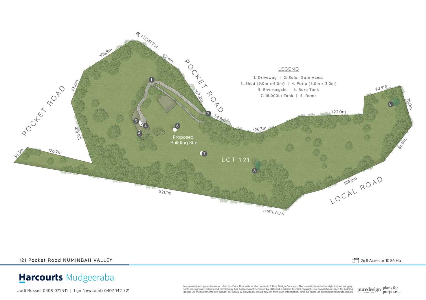 Floorplan of Homely acreageSemiRural listing, 121 Pocket Road, Numinbah Valley QLD 4211