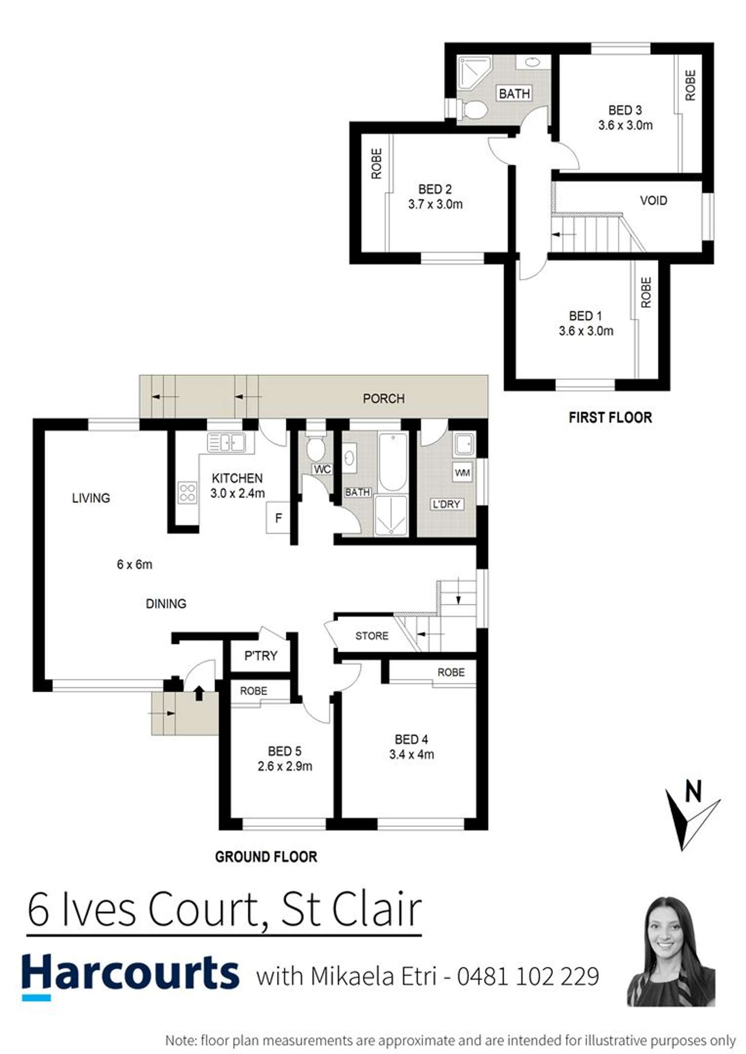 Floorplan of Homely house listing, 6 Ives Court, St Clair NSW 2759