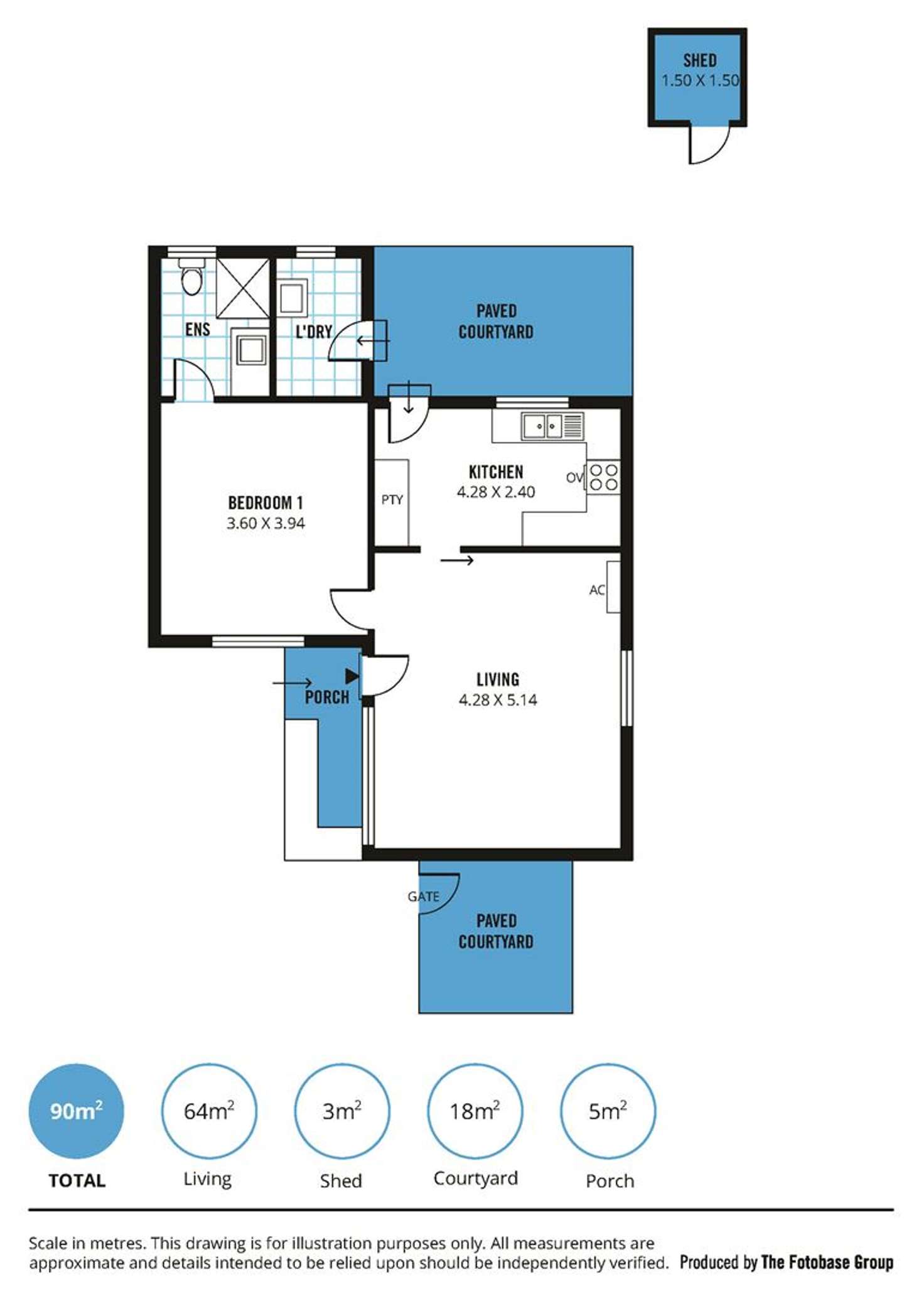 Floorplan of Homely unit listing, 7/271A Goodwood Road, Kings Park SA 5034