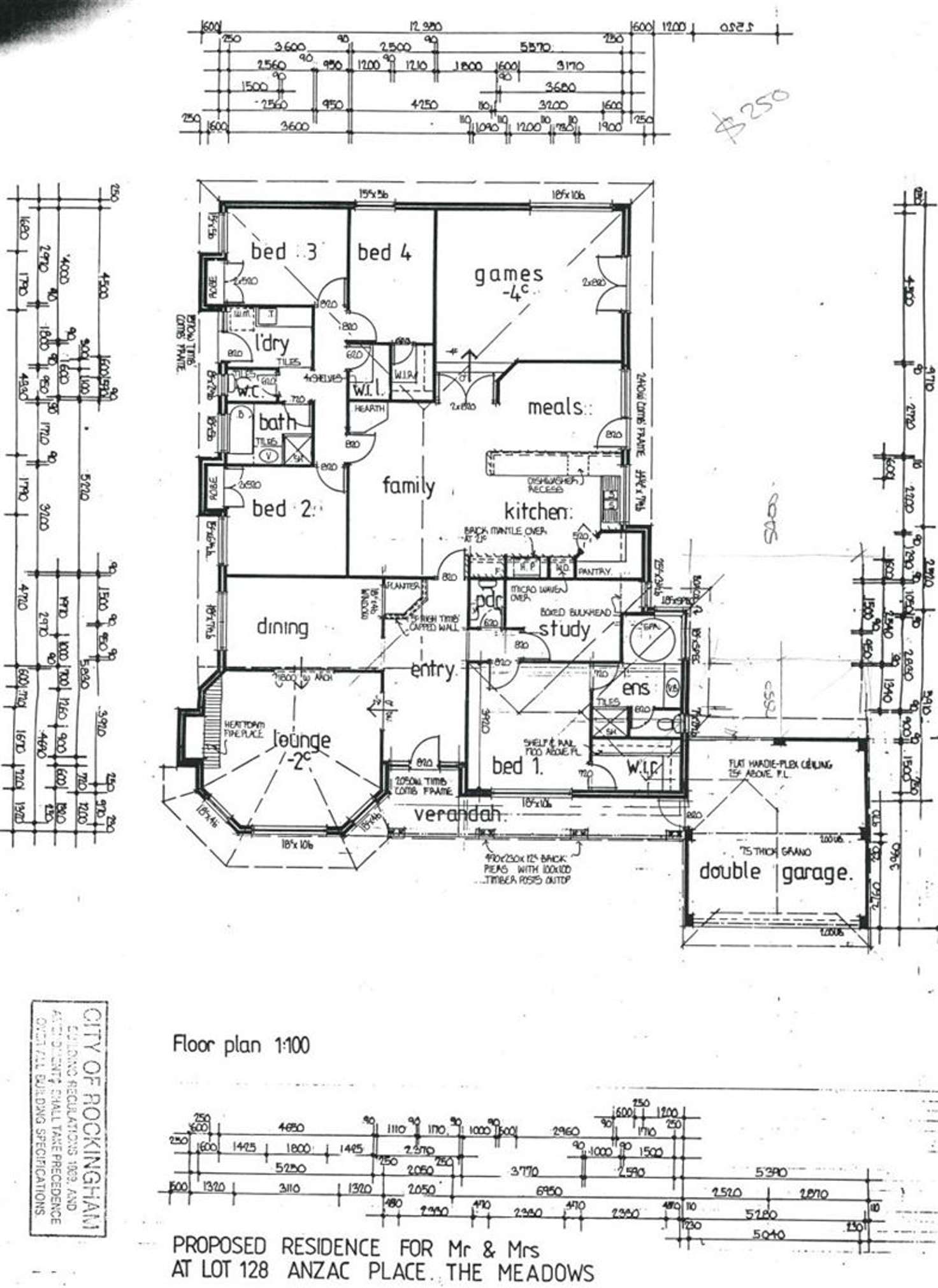 Floorplan of Homely house listing, 16 Anzac Place, Rockingham WA 6168