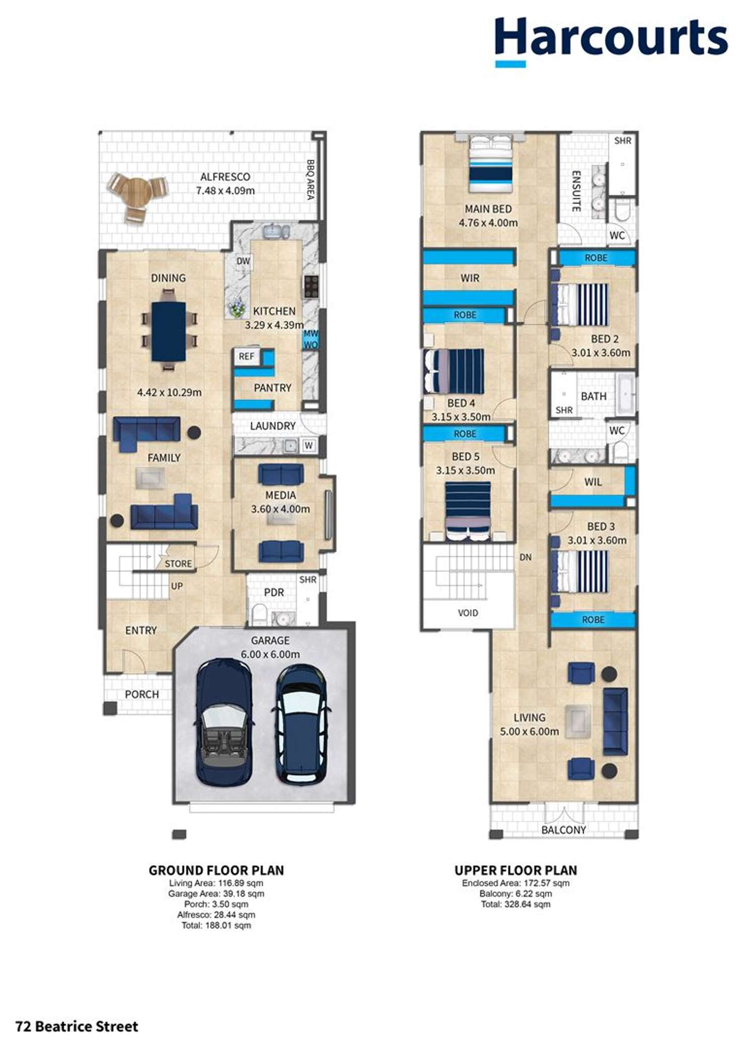 Floorplan of Homely house listing, 72 Beatrice Street, Hawthorne QLD 4171