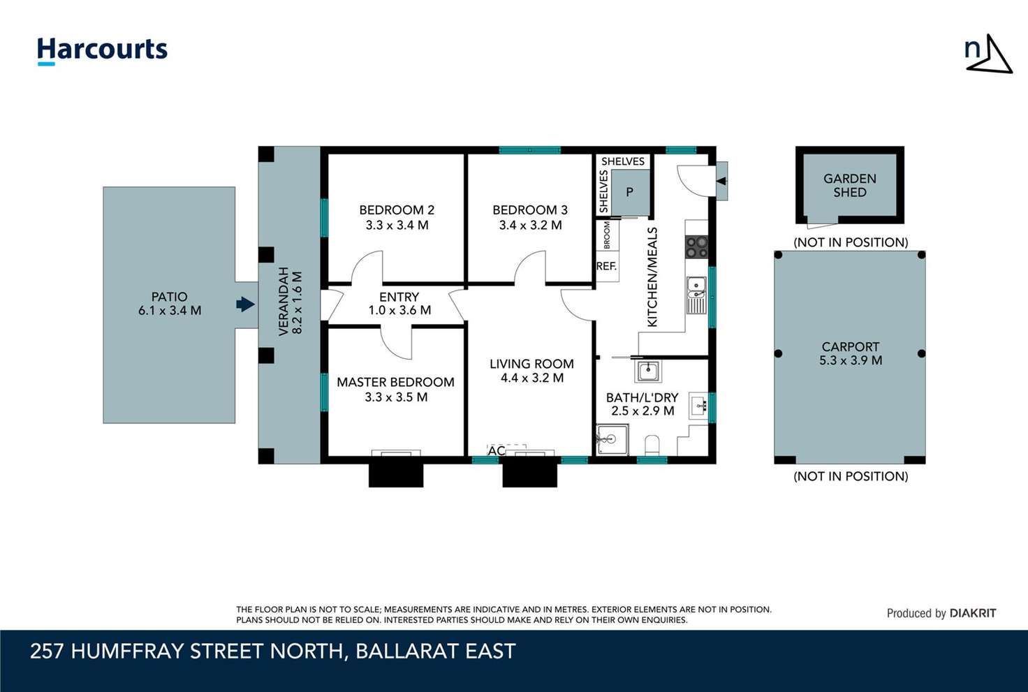 Floorplan of Homely house listing, 257 Humffray Street North, Ballarat East VIC 3350