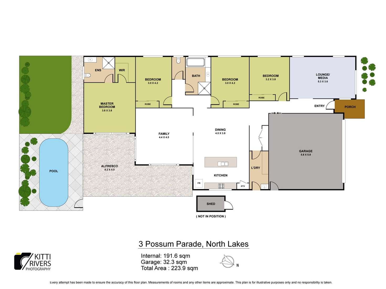 Floorplan of Homely house listing, 3 Possum Parade, North Lakes QLD 4509