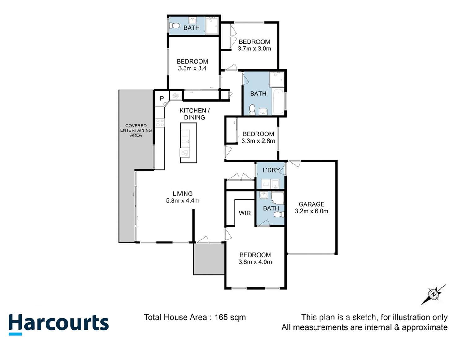 Floorplan of Homely house listing, 51 Hollyhock Drive, Kingston TAS 7050