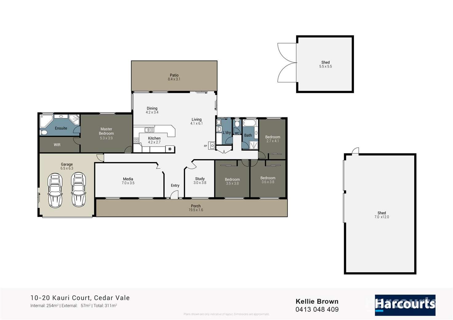 Floorplan of Homely house listing, 10-20 Kauri Court, Cedar Vale QLD 4285