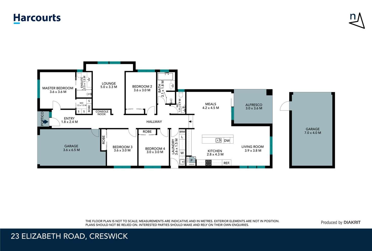 Floorplan of Homely house listing, 23 Elizabeth Road, Creswick VIC 3363