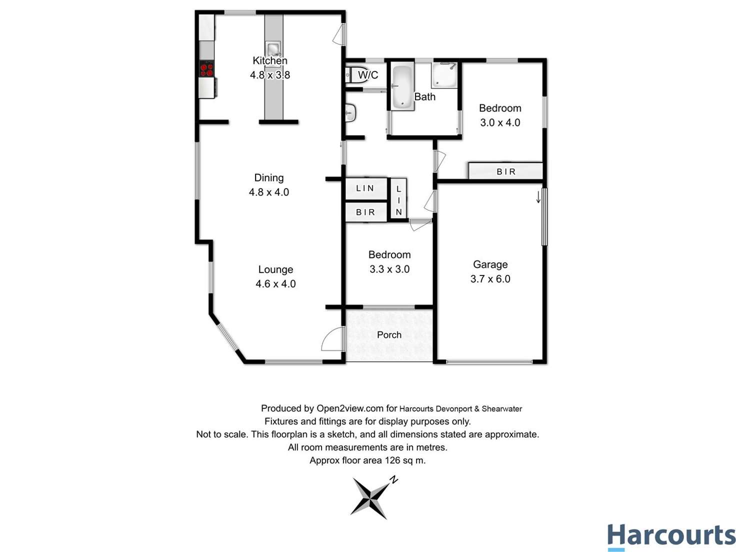 Floorplan of Homely unit listing, 2/4 Smythe Street, Sheffield TAS 7306