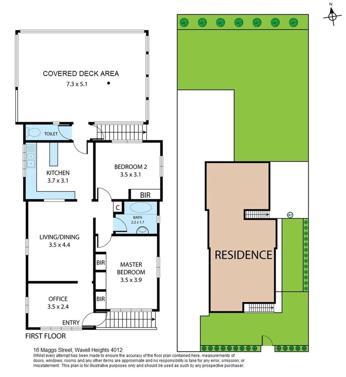 Floorplan of Homely house listing, 16 Maggs Street, Wavell Heights QLD 4012