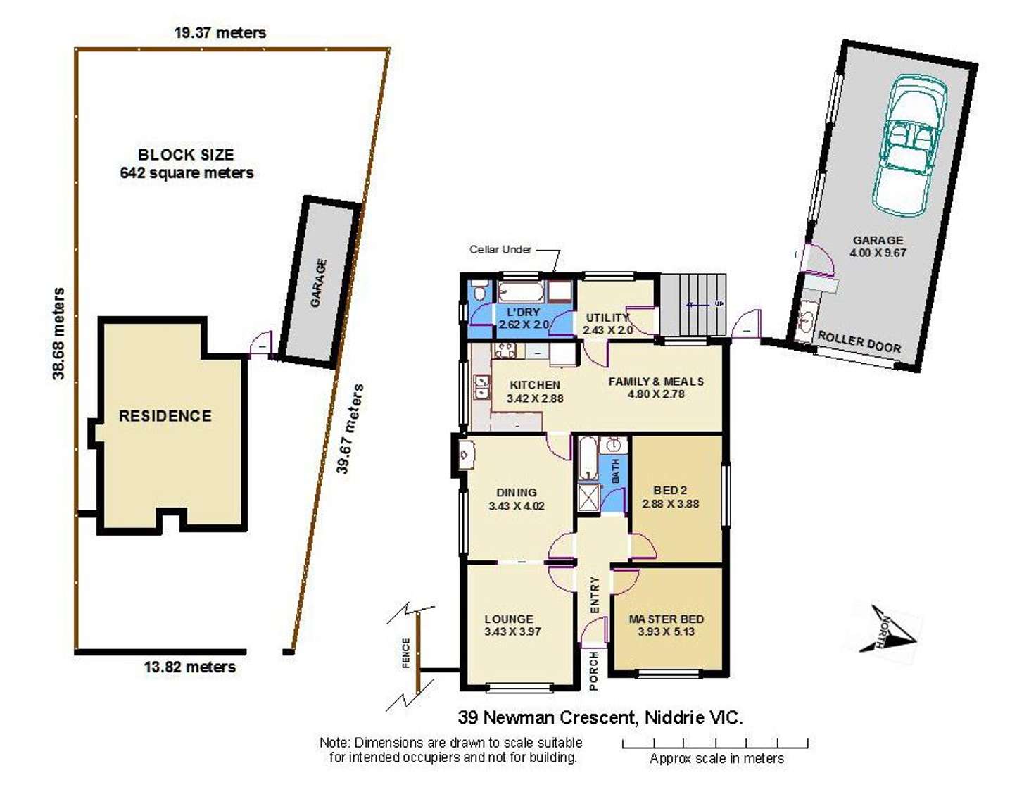 Floorplan of Homely house listing, 39 Newman Crescent, Niddrie VIC 3042