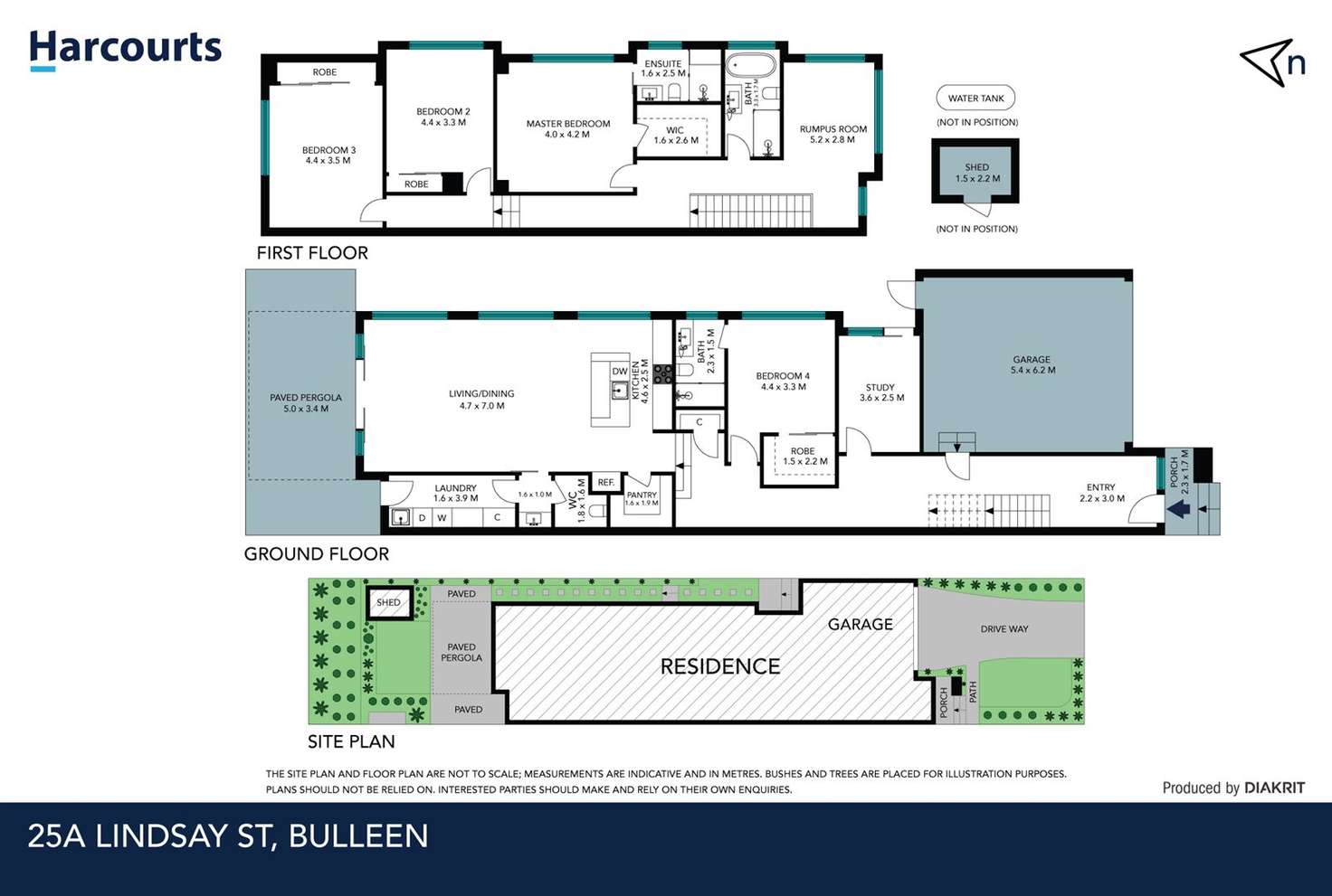 Floorplan of Homely townhouse listing, 25A Lindsay Street, Bulleen VIC 3105