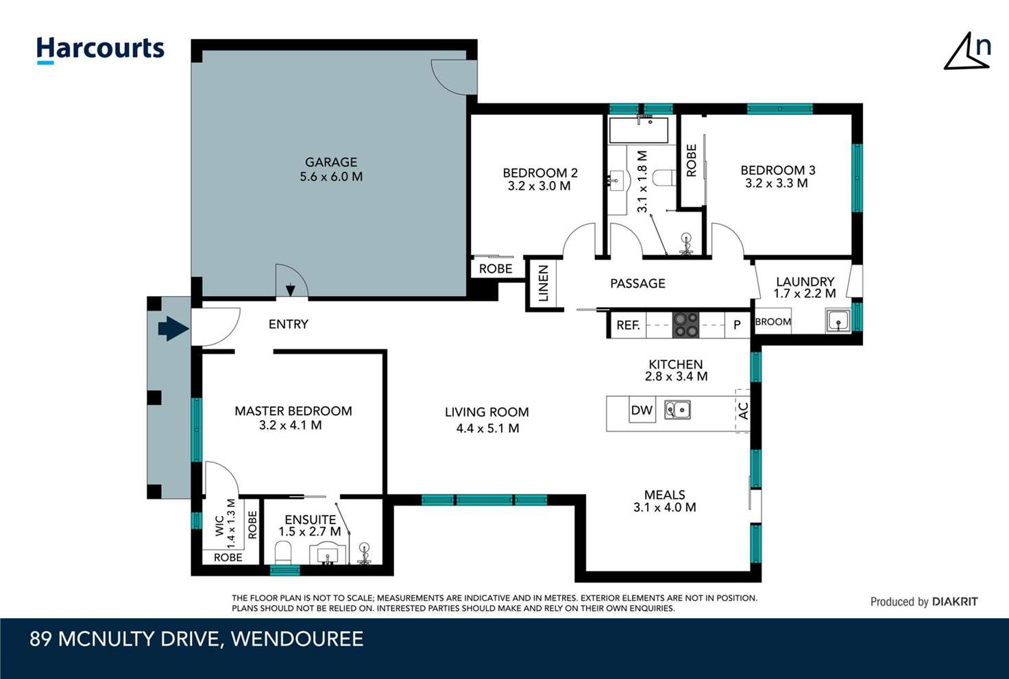 Floorplan of Homely house listing, 89 McNulty Drive, Wendouree VIC 3355