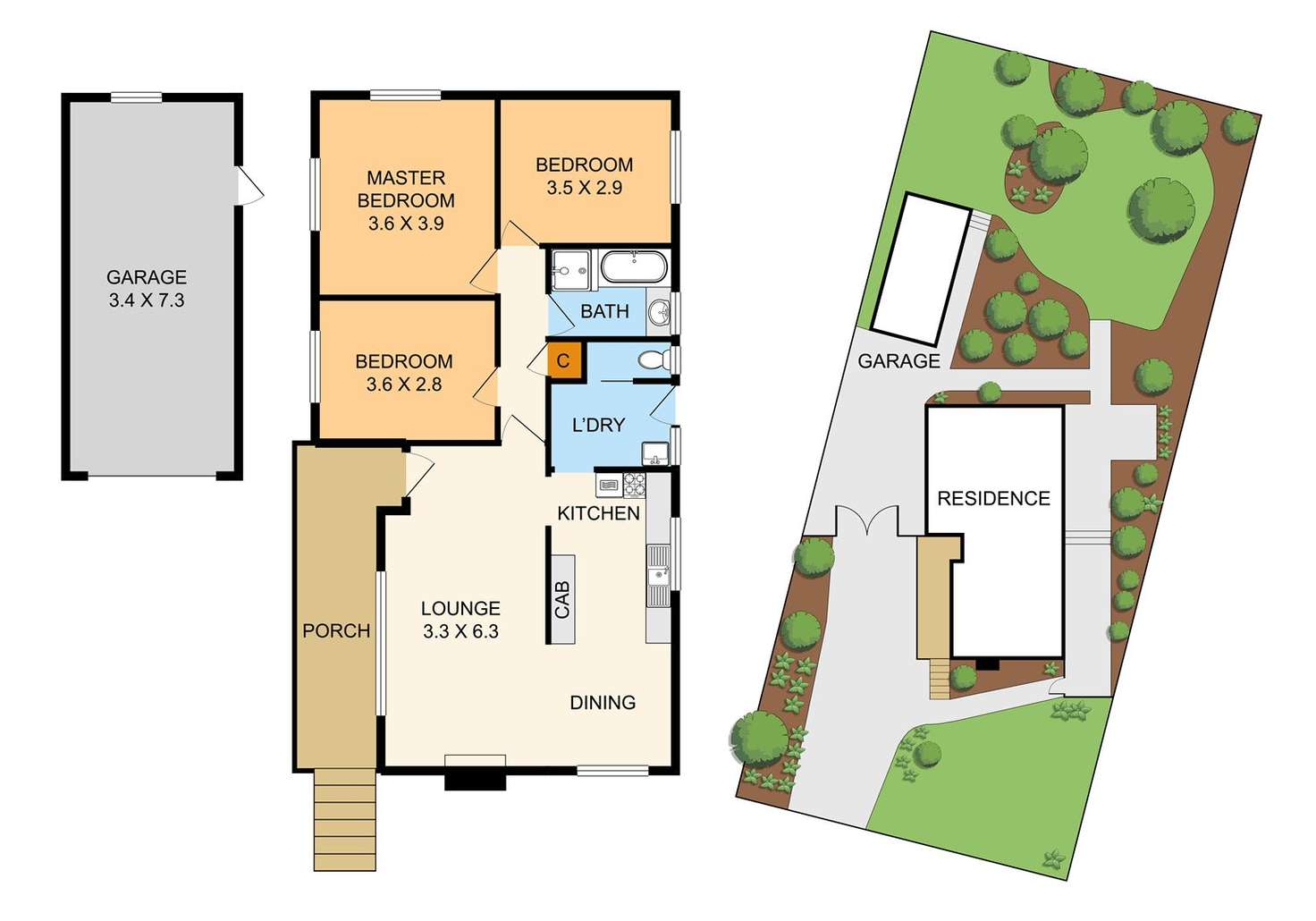 Floorplan of Homely house listing, 45 Valerie Street, Boronia VIC 3155