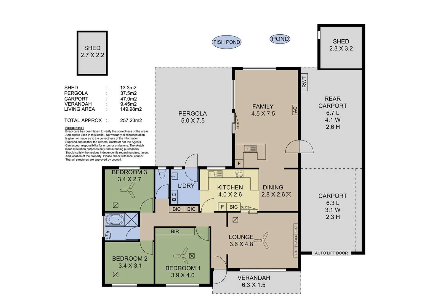 Floorplan of Homely house listing, 5 Coorong Crescent, Para Hills West SA 5096