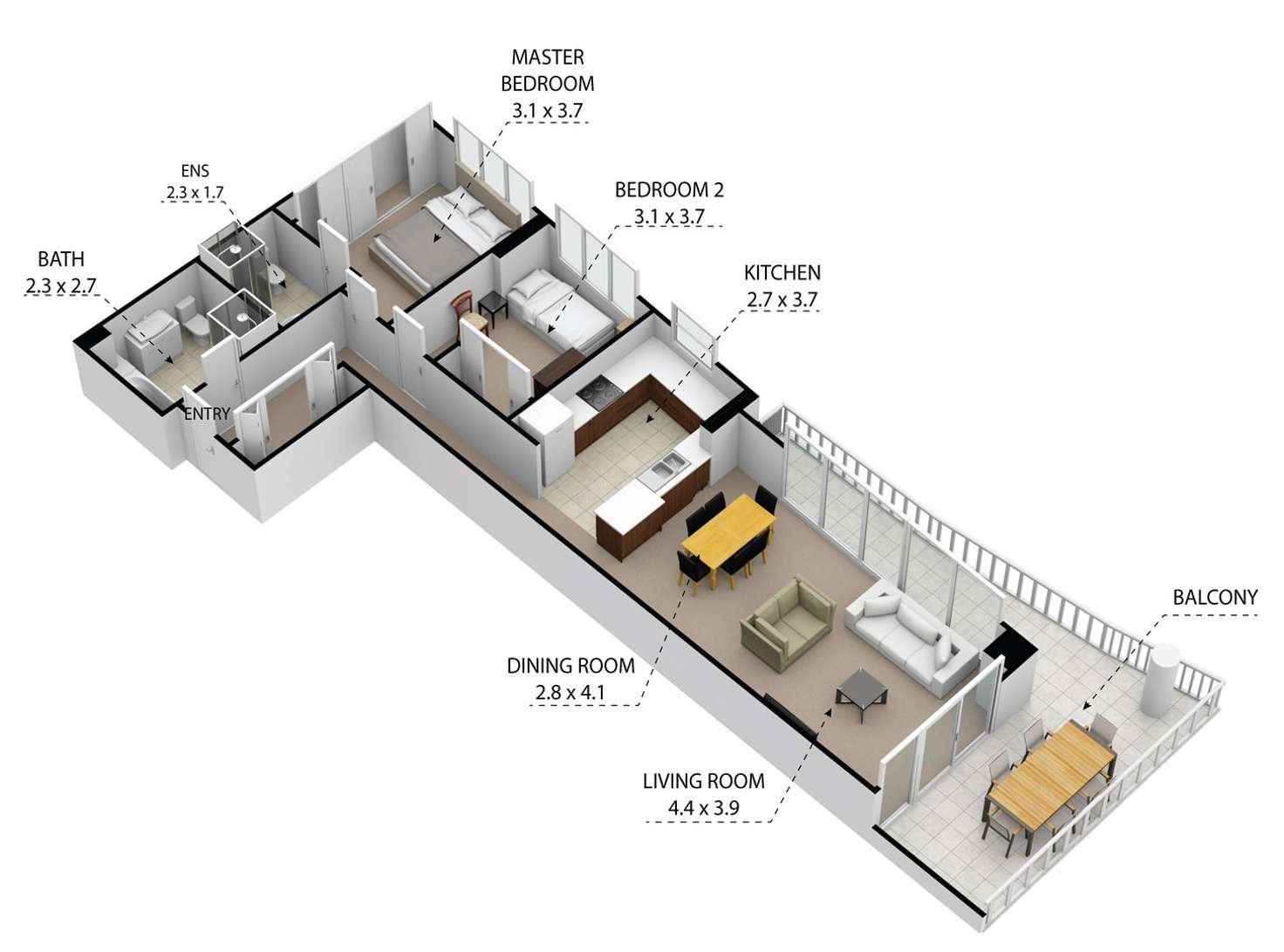 Floorplan of Homely unit listing, 35/26 Tyler Street, Campbelltown NSW 2560