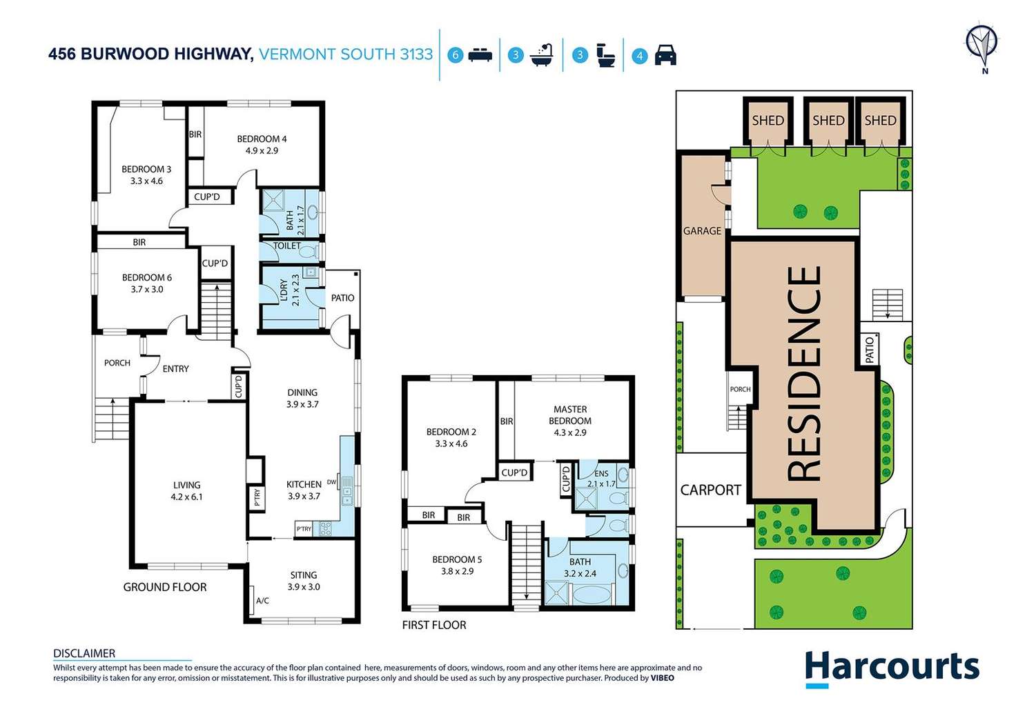 Floorplan of Homely house listing, 456 Burwood Highway, Vermont South VIC 3133