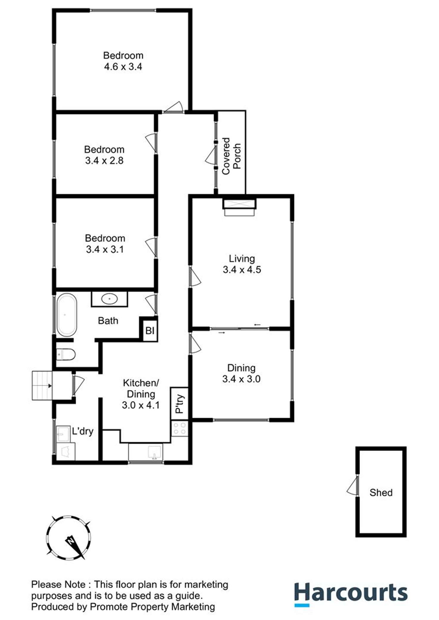Floorplan of Homely house listing, 497 Brooker Highway, Derwent Park TAS 7009